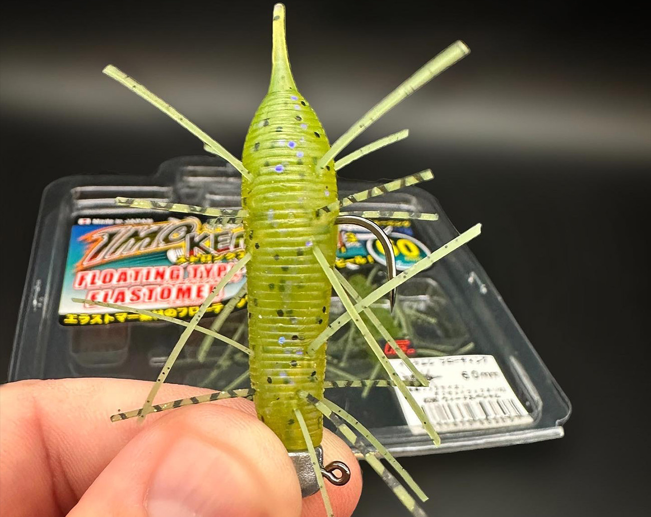 Geecrack Imo Kemushi Floating Elastomer 6 cm 3-pack